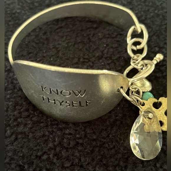 Southwest Engraved Spoon Bracelet - Picture 1 of 3